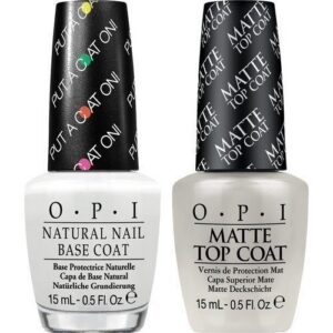 OPI Matte Top Coat + Base Coat