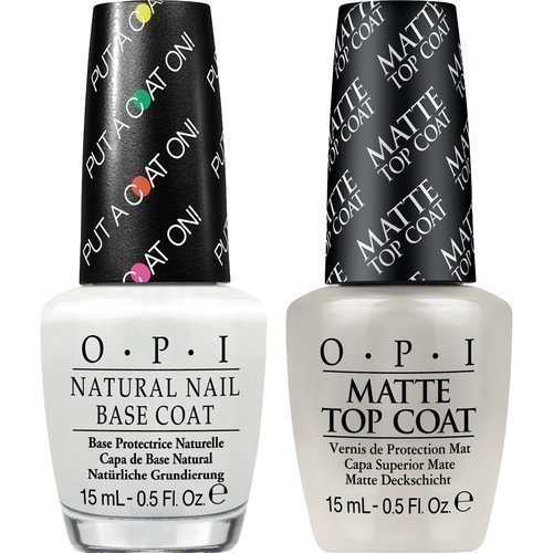 OPI Matte Top Coat + Base Coat