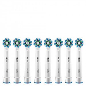 Oral-B Cross Action Replacement Toothbrush Heads 8 Pack