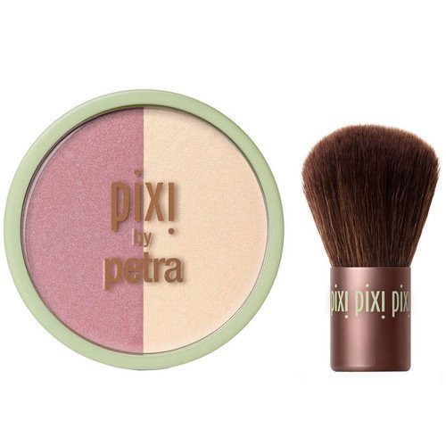 Pixi Beauty Blush Duo + Kabuki Peach Honey