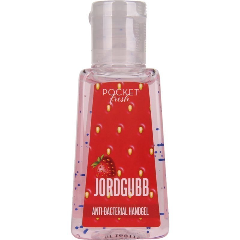 Pocketfresh JordgubbBacterial Handgel 29ml