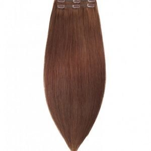 Rapunzel Of Sweden 50 Cm Clip-On Set Original 3 Pieces Hiustenpidennys Dark Brown
