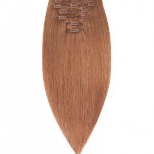 Rapunzel Of Sweden 50 Cm Clip-On Set Original 7 Pieces Hiustenpidennys Golden Brown