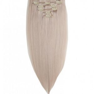 Rapunzel Of Sweden 50 Cm Clip-On Set Original 7 Pieces Hiustenpidennys Light Grey