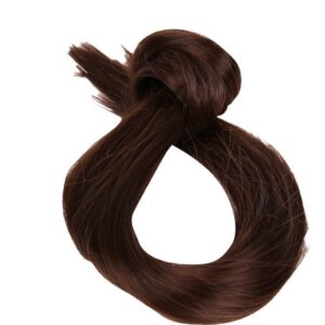Rapunzel of Sweden Clip-On Ponytail #2/4 Dark Brown 40cm