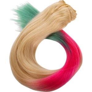 Rapunzel of Sweden Dip Dye Clip-In Unicorn 50cm