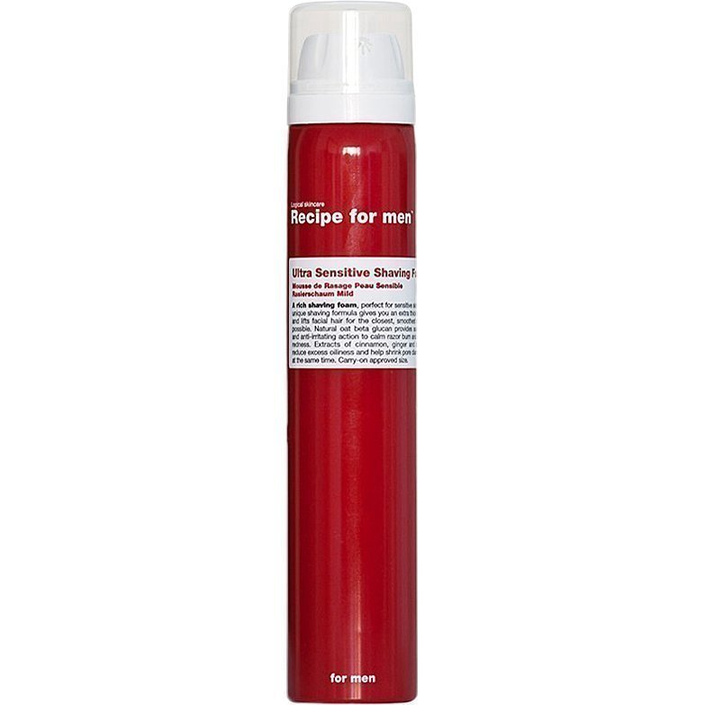 Recipe for men Ultra Sensitive Shaving Foam 100ml