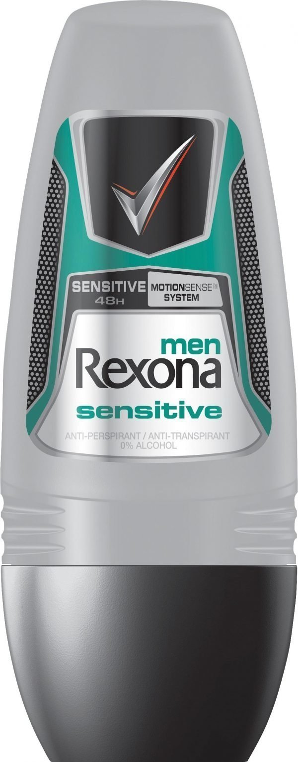 Rexona Men Sensitive 50 Ml Roll-On Antiperspirantti
