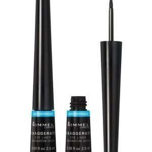 Rimmel Exaggerate Waterproof Liquid Eyeliner Nestemäinen Silmänrajauskynä