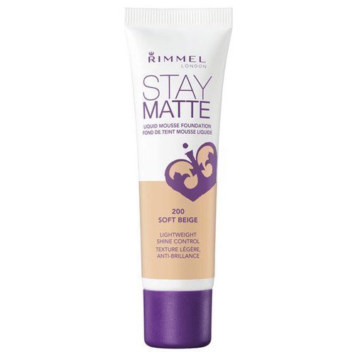 Rimmel London Stay Matte Liquid Mousse Foundation 200 Soft Beige