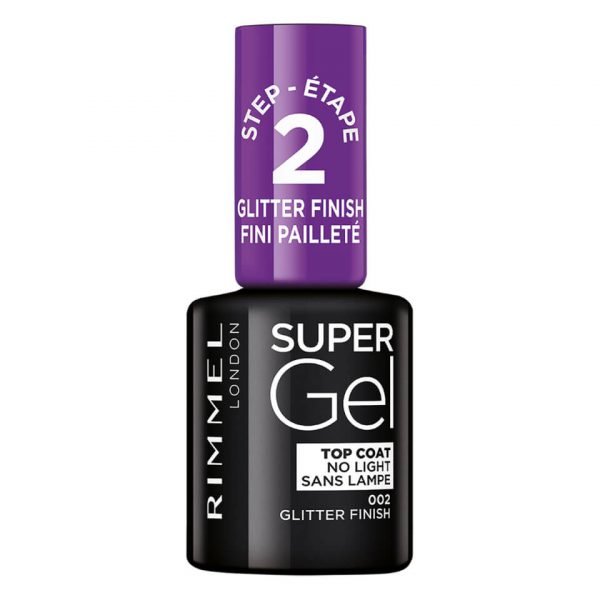 Rimmel Super Gel Top Coat Glitter Finish
