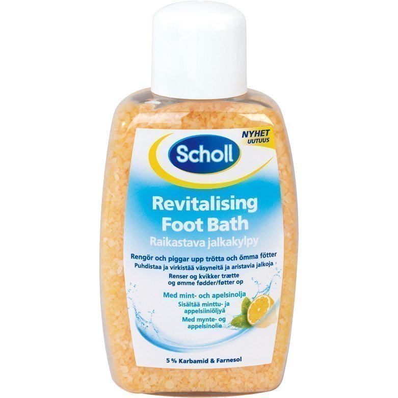 Scholl Revitalising Foot Bath With Mint & Orangeoil 275g