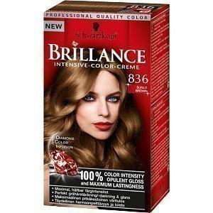 Schwarzkopf Brillance Intensive Color-Creme 836 Sunlit Brown