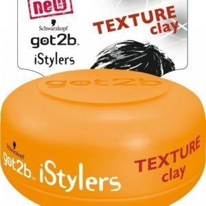 Schwarzkopf Got2b Texture Clay Kestävyys 4
