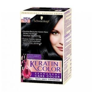 Schwarzkopf Keratin Color 1.0 Black Hiusväri