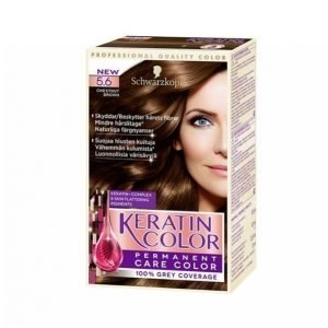 Schwarzkopf Keratin Color 5.6 Chestnut Brown Hiusväri