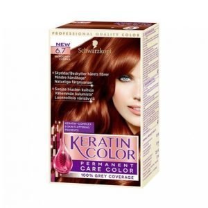 Schwarzkopf Keratin Color 6.7 Mahogany Copper Hiusväri