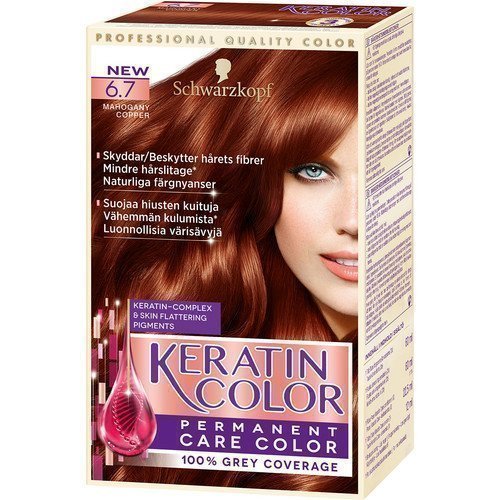 Schwarzkopf Keratin Color 6.7 Mahogany Copper