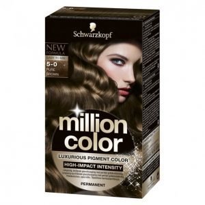 Schwarzkopf Million Color 5-0 Pure Brown Kestoväri