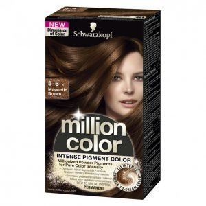 Schwarzkopf Million Color 5-6 Magnetic Brown Kestoväri