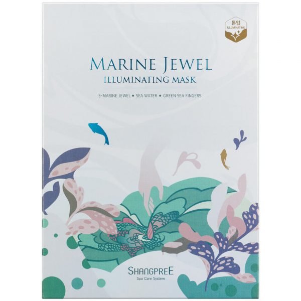 Shangpree Marine Jewel Illuminating Mask 30 Ml Set Of 5