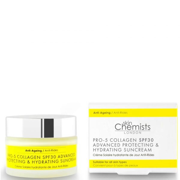 Skinchemists London Pro-5 Collagen Spf30 Advanced Anti-Ageing Protecting And Hydrating Sun Cream 50 Ml
