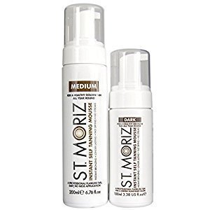 St.Moriz Instant Self Tanning Mousse Itseruskettava Vaahto 2 X Pakkaus