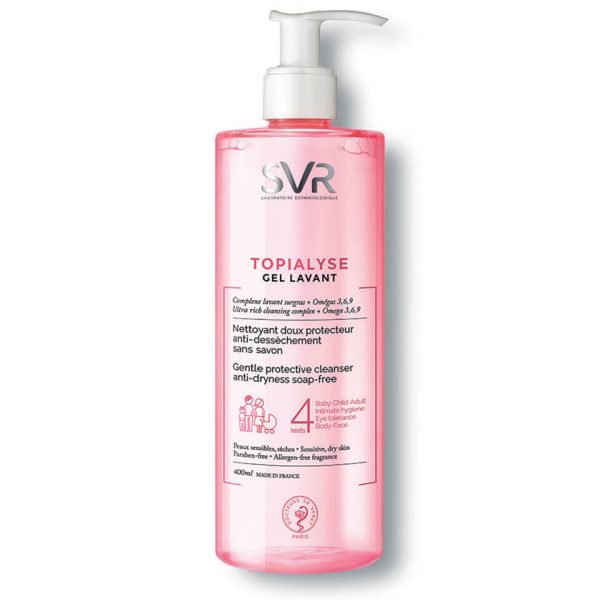 Svr Topialyse All-Over Gentle Wash-Off Cleanser -  400 Ml