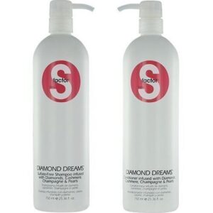 TIGI S-Factor Diamond Dreams Duo Shampoo 750ml Conditioner 750ml