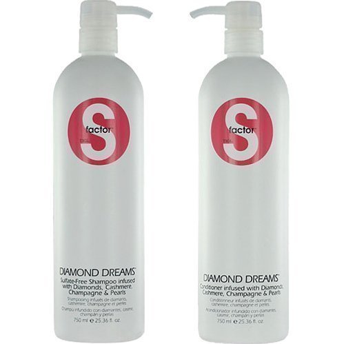 TIGI S-Factor Diamond Dreams Duo Shampoo 750ml Conditioner 750ml