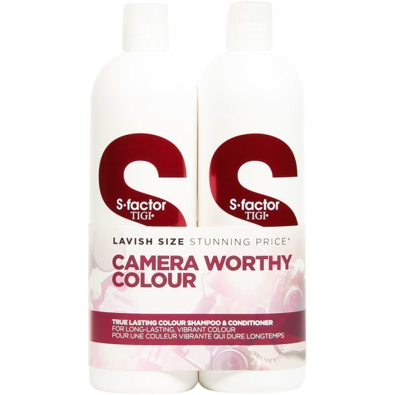 TIGI S-Factor True Lasting Colour Tweens Shampoo 750ml Conditioner 750ml