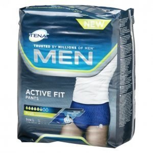 Tena Men Active Fit Pants Large Inkontinenssisuoja 8 Kpl
