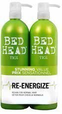 Tigi Bed Head Urban Antidotes Re-Energize Tweens Tuplapakkaus 750 ml shampoo & hoitoaine