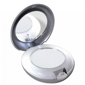 Tweezerman Led Lighted Mirror Compact X1 Taskupeili