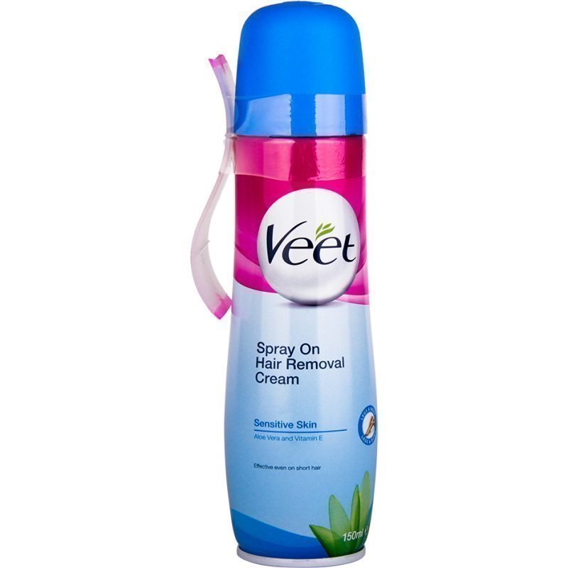 Veet Spray On Hair Removal Cream Sensitive Skin 150ml