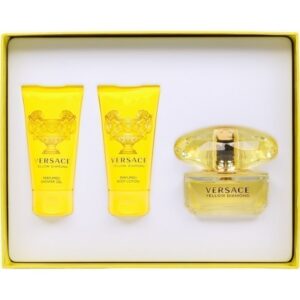 Versace Yellow Diamond EdT 50ml Shower Gel 50ml Body Lotion 50ml