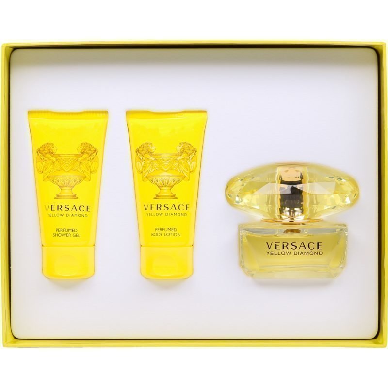 Versace Yellow Diamond EdT 50ml Shower Gel 50ml Body Lotion 50ml