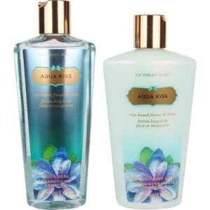 Victoria's Secret Aqua Kiss Duo Body Wash 250ml Body Lotion 250ml