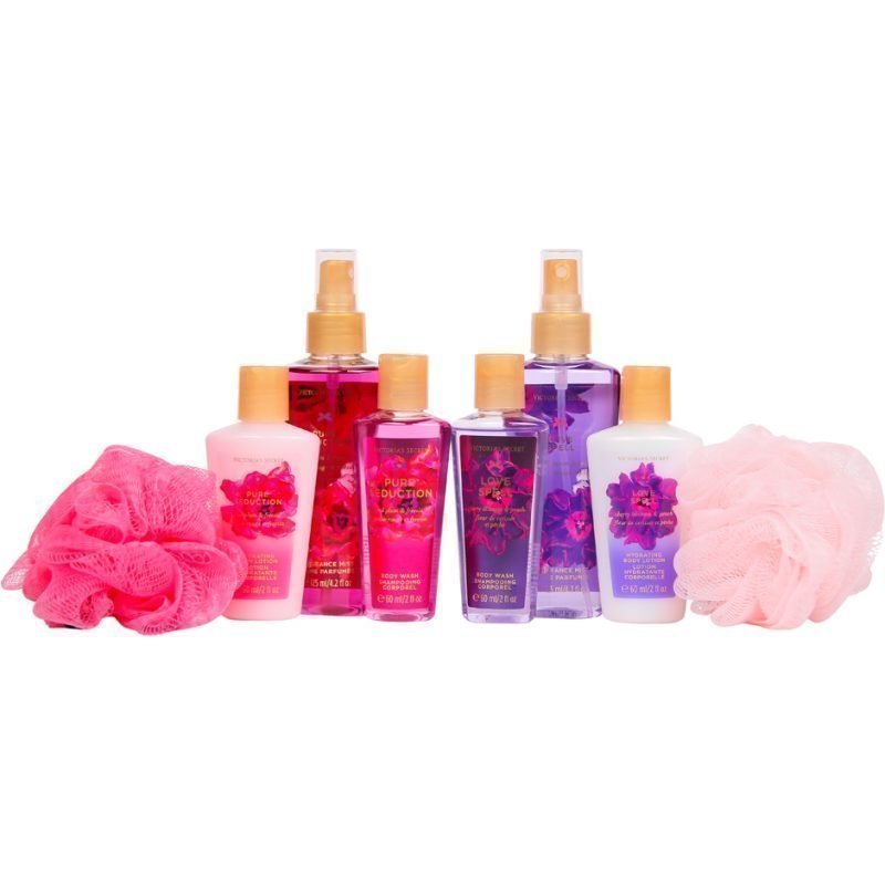 Victoria's Secret Love Spell & Pure Seduction Body Lotion 2 x 60ml Shower Gel 2 x 60ml Body Mist 2 x 125ml