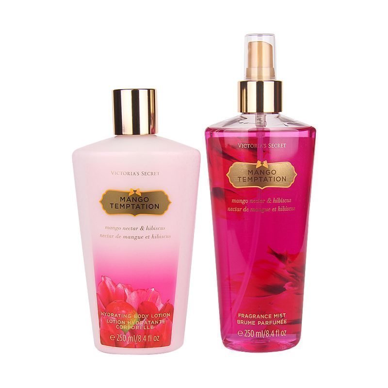 Victoria's Secret Mango Temptation Duo Body Mist 250ml Body Lotion 250ml