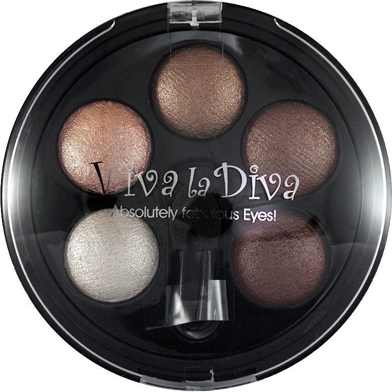 Viva la Diva Eyeshadow Quintet 2 Golden Eyes Brown 5g
