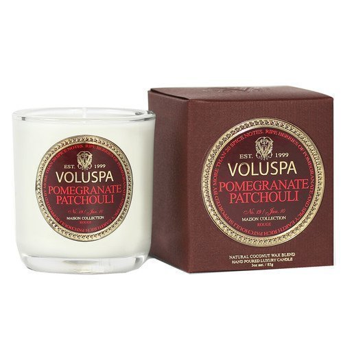 Voluspa Apricot & Coconut Wax Blend Perfumed Candle Pomegranate Patchouli 340 g