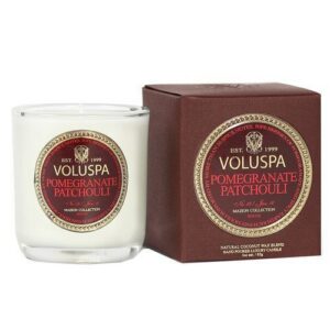 Voluspa Apricot & Coconut Wax Blend Perfumed Candle Pomegranate Patchouli 85 g