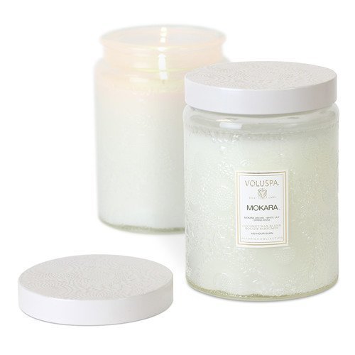 Voluspa Coconut Wax Blend Perfumed Candle Mokara