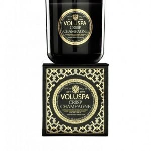 Voluspa Crisp Champagne Classic Maison Candle Tuoksukynttilä Valkoinen