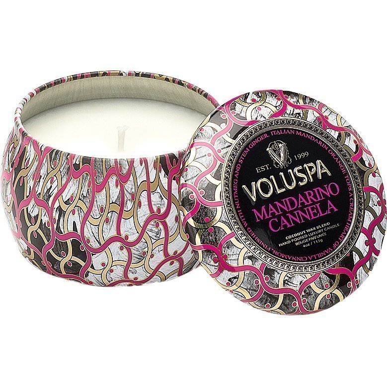 Voluspa Mandarino Cannela Decorative Tin Candle 99g