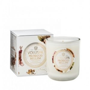 Voluspa Prosecco Bellini Classic Maison Candle Tuoksukynttilä Valkoinen