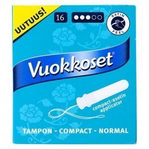 Vuokkoset Compact Normal Tamponi 16 Kpl