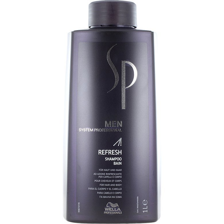 Wella System Professional Men Refreshing Shampoo 1000ml