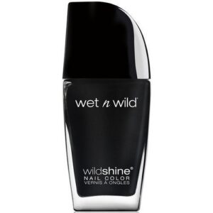 Wet n Wild Shine Nail Color Black Creme
